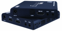 4K HDMI Extender with Digital Audio Breakout, HDMI Loop-out, IR and PoE