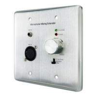 Wall Plate Mixing Microphone and Analog Audio Extender