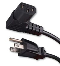 Right Angle Flat Panel TV Power Cord