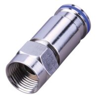 Generation II Compression “F” Male Coax Plug – RG6 Quad